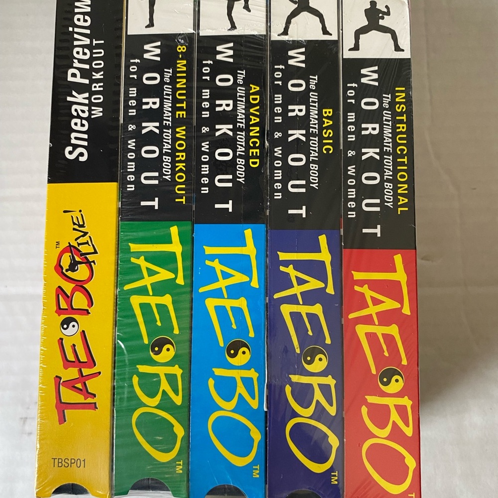 Tae Bo VHS Tape Workout Set New/Sealed - Picture 3 of 6